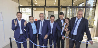 Alberto Fernández, Katopodis y Perczyk inauguraron el Edificio del Instituto de Ciencias de la Salud de la UNAJ en Florencio Varela