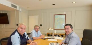 Nardini y Alessandro analizaron las obras que se ejecutan en Salto