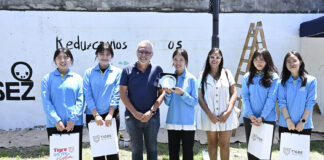 Tigre: Julio Zamora acompañó la jornada de voluntariado del grupo ASEZ en Troncos del Talar