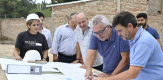 Tigre: Julio Zamora supervisó la construcción de la nueva Escuela Secundaria N°47