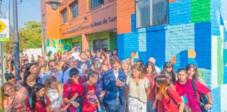 San Fernando: Juan Andreotti inauguró la renovada Escuela Secundaria N°2 “Hernando Arias”