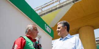 Jorge Macri recorrió la base operativa del SAME