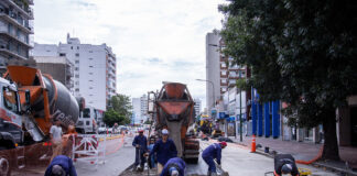 San Isidro: Avanza la repavimentación de la avenida Santa Fe