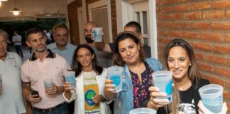 Tigre: Malena Galmarini habilitó una nueva red secundaria de agua en Ricardo Rojas, Tigre, y la localidad llegó al 100% de cobertura