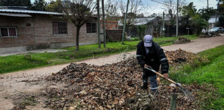 Escobar: Continúa la recolección de residuos de poda con participación de los vecinos del distrito