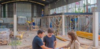 San Fernando: Avanza la obra del nuevo Poli N°11 “Piñeyro” y el Centro de Rehabilitación y Kinesiología