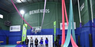 Malvinas: Se inauguró la Escuela Municipal de Gimnasia Artística y Acrobacia Aérea