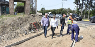 Tigre: Julio Zamora supervisó los avances de la repavimentación del camino Barbarita