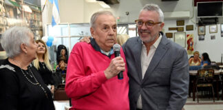 Tigre: Julio Zamora acompañó el 41° aniversario del Centro de Jubilados y Pensionados 2 de Abril