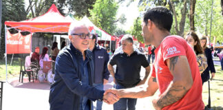 Tigre: En Benavídez, Julio Zamora participó de una nueva jornada del programa Tigre con Vos