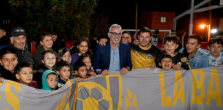 Tigre: Julio Zamora participó de la apertura de la Liga de Baby Fútbol Infantil 2023