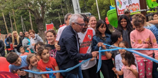 Tigre: En el 41° aniversario de la gesta de Malvinas, Julio Zamora inauguró la plazoleta “2 de Abril” junto a veteranos