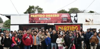 Néstor Pitrola en José C. Paz: “Los tarifazos en ciernes son un nuevo tributo al FMI de Massa, Cristina y Alberto”