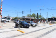 San Miguel: reabrió el paso a nivel de Av. Balbín tras obras de renovación