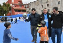 San Isidro: se inauguró la nueva cancha de fútbol en el Club Basi de Boulogne