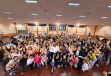 Zárate: Agustina Propato y Teresa García encabezaron un encuentro con militantes