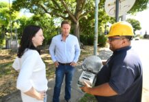 Vicente López: instalan más de 450 nuevas luminarias LED en los accesos y colectoras de Panamericana y General Paz