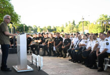 Tigre: Julio Zamora reconoció a efectivos de la Policía bonaerense en el Día de la Policía