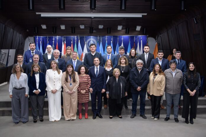 Walter Correa durante el Consejo Federal del Trabajo