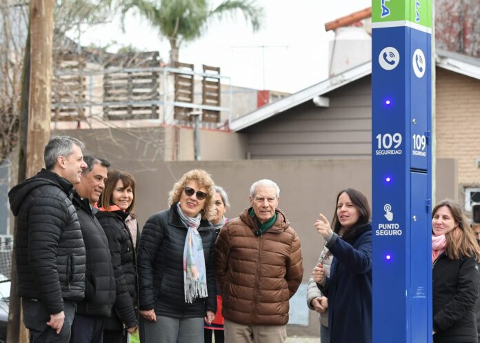 Soledad Martínez presentó nuevos Puntos Seguros en Vicente López