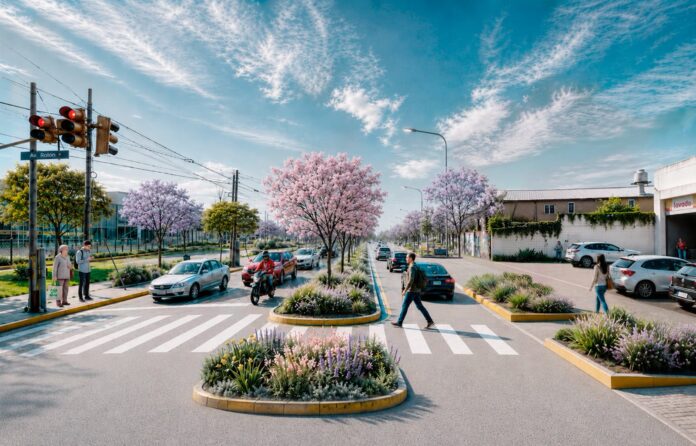 Obras del Corredor Rolón en San Isidro, cuya segunda etapa forma parte del plan que será financiado mediante bonos de inversión privada.