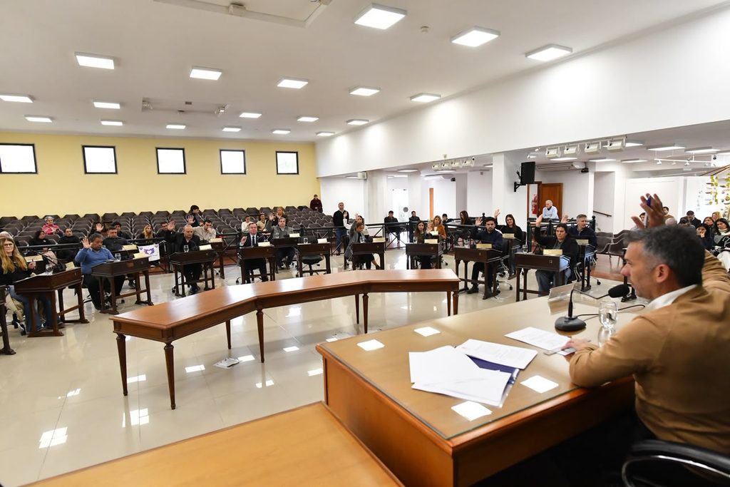Sesión del Concejo Deliberante de Tigre donde se aprobó el pedido para implementar turnos digitales en los centros de salud.