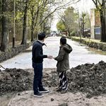 Malvinas: Nardini recorrió una obra de pavimentación en Tortuguitas