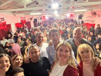 Tigre: La UCR asumió con un acto masivo, Pupi Blefari ratificó su liderazgo