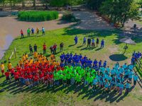 San Fernando: 140 jóvenes del programa Sumate participaron de un campamento en Carlos Keen