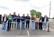 Moreno: Katopodis y Mariel Fernández defendieron la obra pública al inaugurar un puente sobre el Reconquista