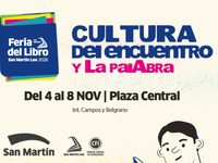 San Martín: la Feria del Libro tendrá cinco días de charlas, música y actividades en la Plaza Central