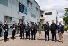 San Isidro: Lanús y Kicillof recorrieron la base de la UTOI con 100 efectivos para operativos de seguridad