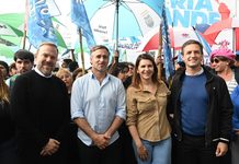 La Liga de Intendentes participó de la Marcha Federal Universitaria y reclamó financiamiento