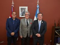 Tigre: Cervetto se reunió con el cónsul de Paraguay por temas de la comunidad local