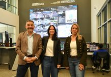 San Martín: Petrillo y Quiñoa recorrieron el centro de monitoreo de Vicente López y piden replicar el modelo