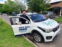 Tigre: Rovira presentó un auto con inteligencia artificial para detectar baches, basura y otros problemas